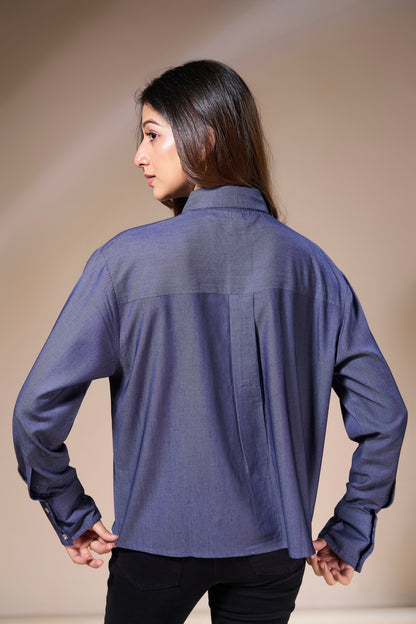 Handworked Placket Top